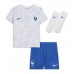 Camiseta Francia Olivier Giroud #9 Visitante Equipación para niños Mundial 2022 manga corta (+ pantalones cortos)